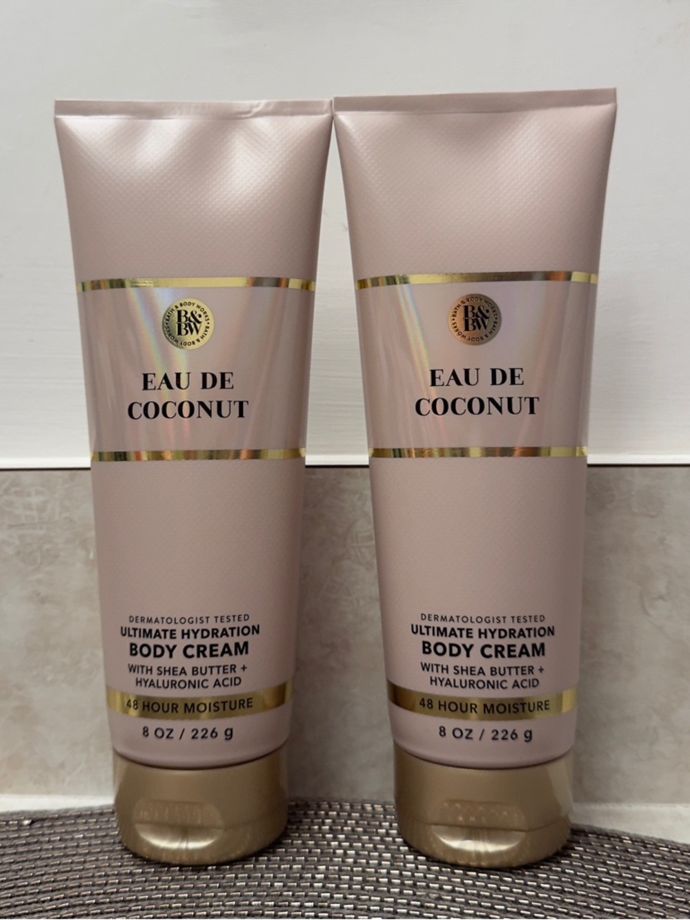 NWT BBW Eau de Coconut Ultimate Hydration Body Cream Set